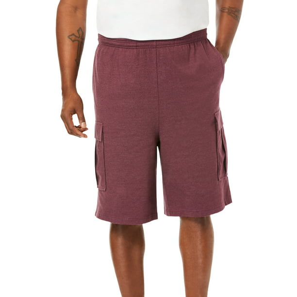 KingSize Mens Big & Tall Lightweight Jersey Cargo Shorts